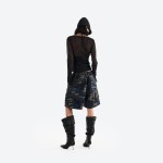 Gothic Halter Drawstring Tie Jersey Tank Top